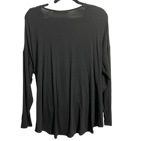 Three Bird Nest M Cross Front Long Sleeve Blouse Boho Casual Boutique with Tags - Picture 2 of 7